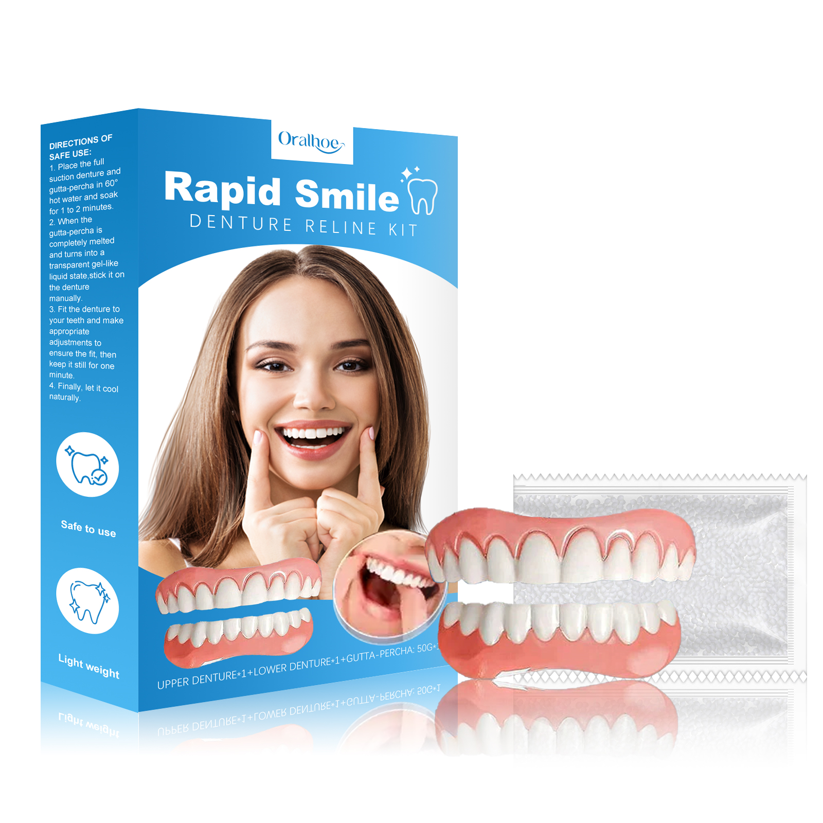 Cosmetic Tooth Veneer Kit - De - Beauty Makeup Products บทวิจารณ์และราคา