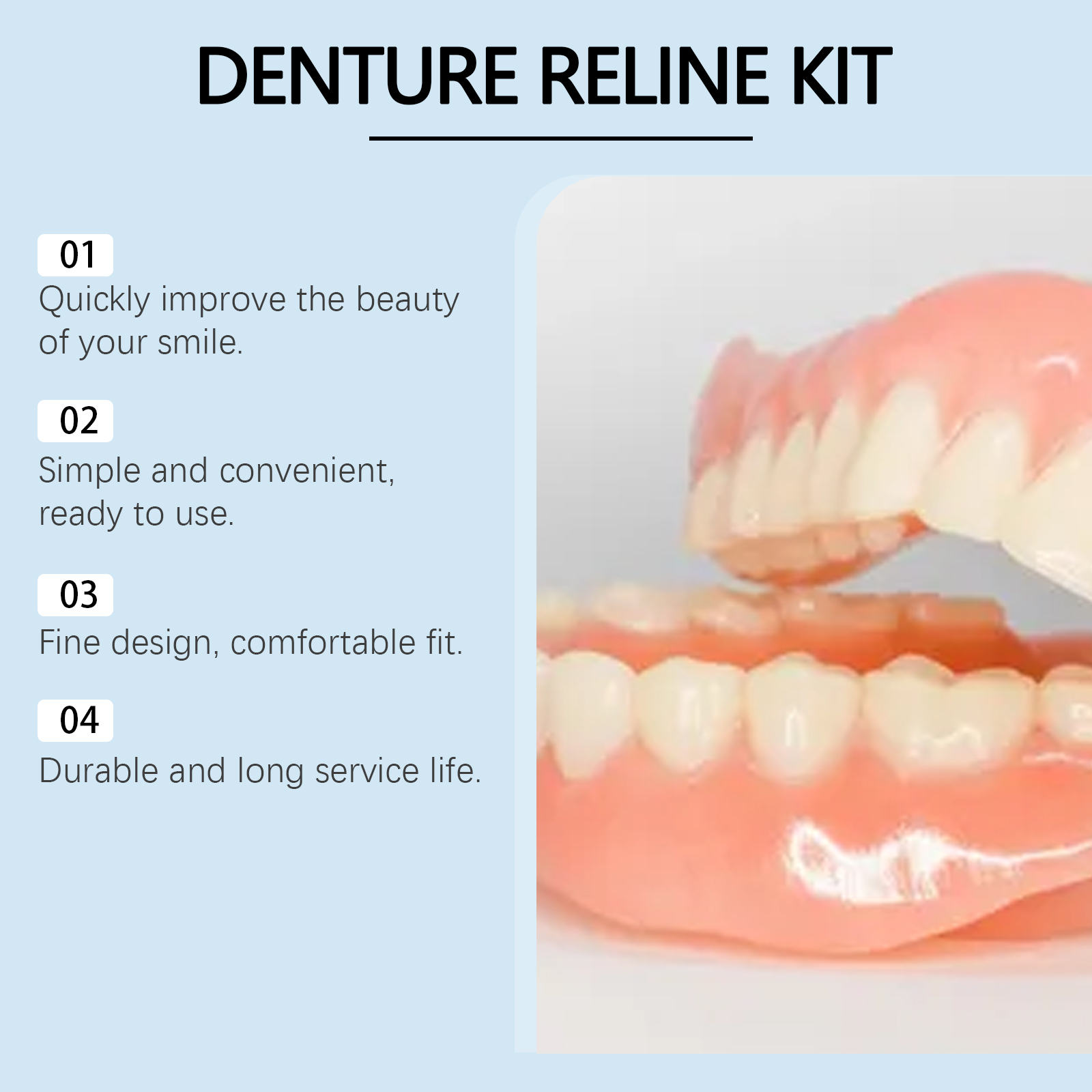 Cosmetic Tooth Veneer Kit - De - Beauty Makeup Products บทวิจารณ์และราคา